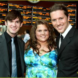 Chelsea Makela with Ross Thomas & Brennan Hillard 2009