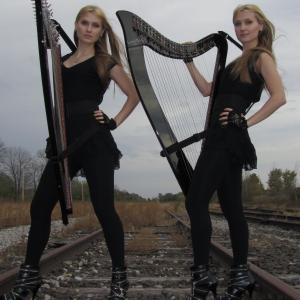 Camille and Kennerly Kitt The Harp Twins