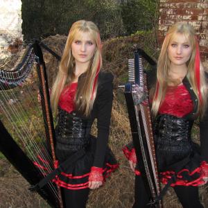 Camille and Kennerly Kitt The Harp Twins