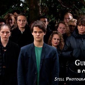 Still from Guilty Movie with Bas Keijzer, Jet Gardner, Trudi Klever, Alex Hendrickx, Renée Fokker and Raymond Thiry