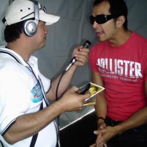 Diegodiego is interviewed by the press due to world Success