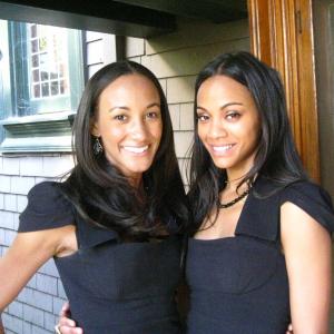 Doubling Zoe Saldana on Death at a Funeral