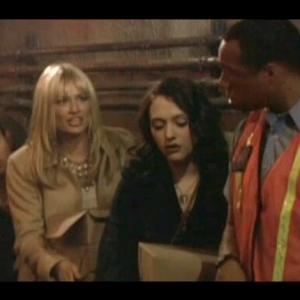 Still of Rico E Anderson Beth Behrs and Kat Dennings in 2 Broke Girls