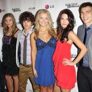 Stephen Michael Kane and the cast of Haute and Bothered season 2