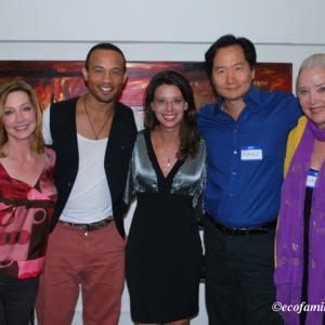 Actors Panel at Synergy TV Event with Sally Kirkland Sharon Lawrence Kiko Ellsworth and founder Katie Nelligan