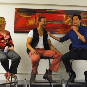 Actors Panel at Synergy TV with Sally Kirkland Sharon Lawrence and Kiko Ellsworth