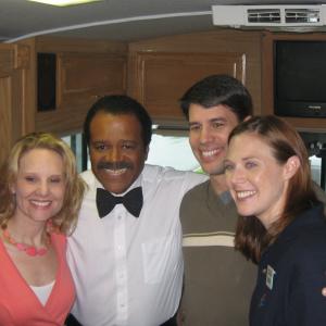 Commercial shoot with Ted Lange