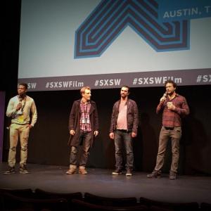 At the premiere of Hangman 2015 at SXSW with Jeremy Sisto and Eric Michael Cole
