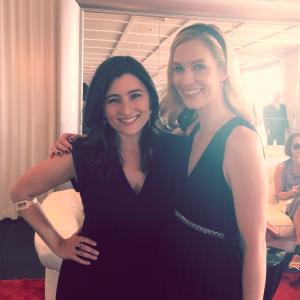 With Taylor Treadwell at Bafta Tea Party, 2015