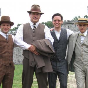 On the set of Boardwalk Empire Ep. #208 Anatol Yusef, Peter Claymore, Vincent Piazza, Michael Stuhlbarg