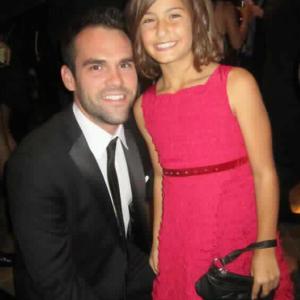 Olivia with Strings Director Mark Dennis at the Hollywood Film Festival
