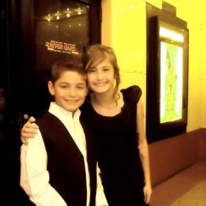 Olivia  Alex Draguicevich at the Houston premiere of Strings