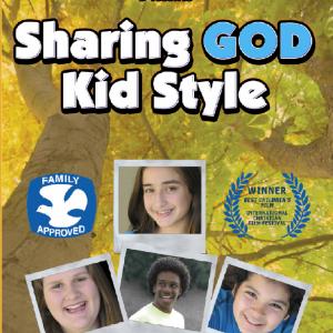 DVD insert cover for our award winning film, Sharing GOD Kid Style