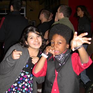 Alexa and Skylan Brooks at Danny Noreigas American Idol Party
