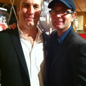Michael Baiardi with Director Chris Jaymes at The Cottage premiere