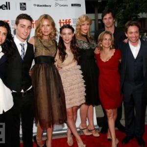 Ryan Schira with cast  directors at the Toronto International Film Festival for the debut of Tanner Hall