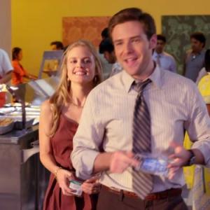 Still of Pippa Black and Ben Rappaport in Outsourced 2010