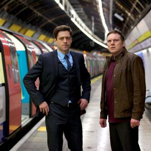 Richard Rankin as DI Luke Nelson (l) and Andrew Tiernan as DCI John McLeod (r) in Silent Witness - Falling Angels (2015)