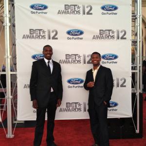 Promo Life creator Collin St Dic with director Jeremy Walker at the 2012 BET Awards