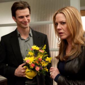 Still of Mary McCormack and Frederick Weller in In Plain Sight 2008