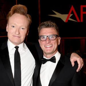Conan O'Brien and Kevin Reilly