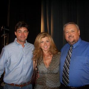 Kyle Chandler, Connie Britton, Mike Murehead in Friday Night Lights