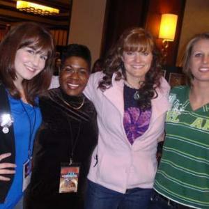 Heather/Kimberly/Deb/Tara at the Xena Convention 2009. Our movie premiered in L.A.(Xena 