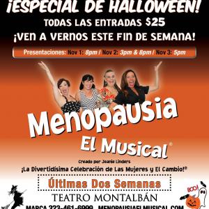 Menopausia El Musical. 2013 Teatro Montalbán Paloma Morales starred as Estrella de Telenovela