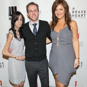 At the SXSW premiere of A Brave Heart The Lizzie Velasquez Story with Lizzie Velasquez and Director Sara Bordo