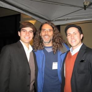 Jeffrey Azize, Tom Shadyac & Michael Campo at the screening of The Human Experience at the REELSTORIES Film Festival in Malibu.