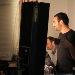 Director Djamel Bennecib, actor Alex Milpat.
