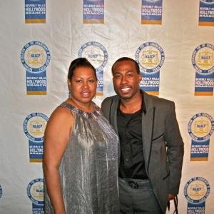 Bam Hall and Mother Gailyn Hall at the 2011 NAACP Theatre Awards