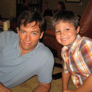 Harry Connick Jr and Ben Lux with hair dyedLiving Proof
