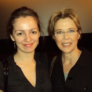 Patricia Garcia and Annette Bening at event of The Kids are All Right