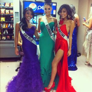 Donnabella Mortel as Miss Los Feliz in Donald Trump's Miss California USA 2012 Pageant