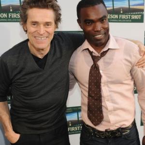 Damien D Smith  Willem Dafoe at there Trigger Street Prod  Jameson First Shot Film Premiere in NYC