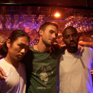 Pete Choi,Beau Ballinger, and Joe Suba. On Set Of (Black Mark Love). The Philippines 2008.