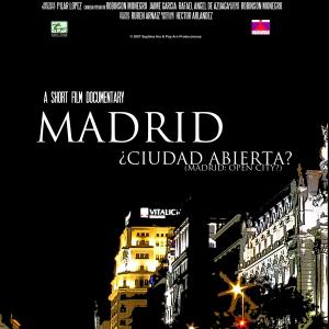 International poster of Madrid, ¿Ciudad Abierta?