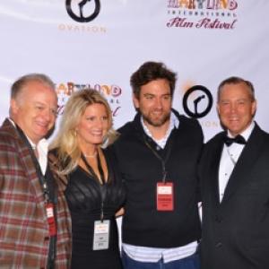 Peter Breitmeyer, Tracie Hovey, Nathan Marshall at opening night Maryland International Film Festival 2014