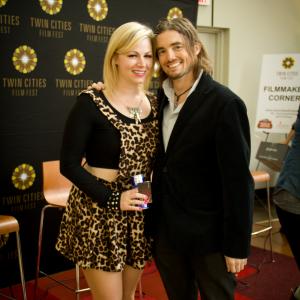 Ryan Kiser and Truth or Dare director Jessica Cameron attend Twin Cities Film Festival.