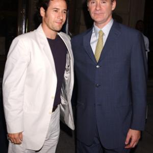 Kevin Kline and Rob Morrow at event of The Emperors Club 2002