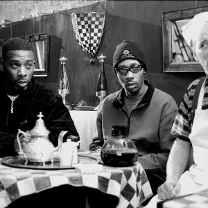 Still of Bill Murray RZA and The GZA in Coffee and Cigarettes 2003