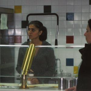 Sheila Shah on the set of The Tortured