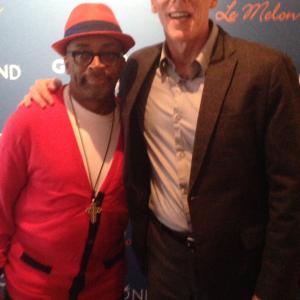 With Spike Lee at the New York screening of DA SWEET BLOOD OF JESUS.