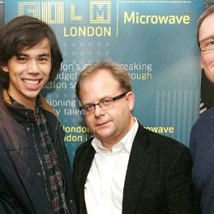 Butterfly Kisses fIlm team at the Film London Microwave supported by the BBC and BFI.