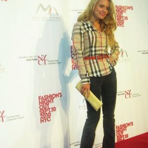 Marlee at Fashion's Night Out in NYC.