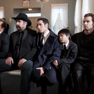 Still of Siam Yu Scott Caan Jason Jones Paulo Costanzo and Jared Keeso in A Beginners Guide To Endings