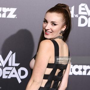 Erin Micklow arrives at the Los Angeles premiere of STARZ's 'Ash Vs Evil Dead' held at TCL Chinese Theatre on October 28, 2015 in Hollywood, California.
