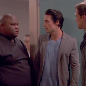 Still of Cleo Berry, Justin Wilczynski and Carlos Ponce on Hollywood Heights.