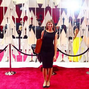 Sarah Hummert at the 2015 Academy Awards